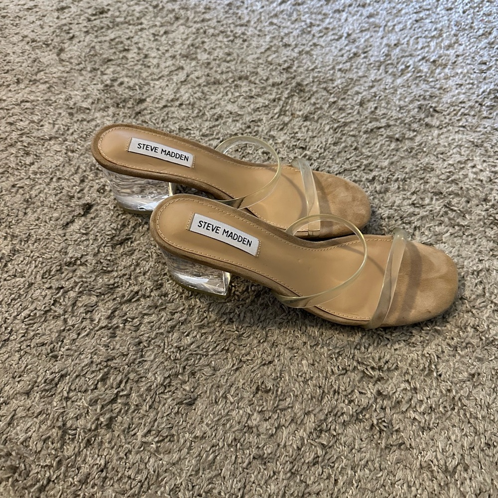 Heels with Clear strap and heel, size 6.5 - Picture 2 of 4